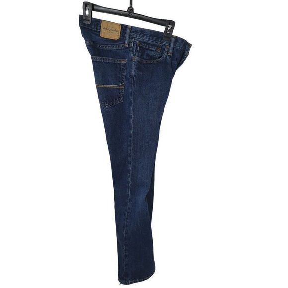 Abercrombie Boys 14 Jeans Baxter Low Rise Slim Boot Denim Button Fly Jeans 14 - Picture 3 of 7